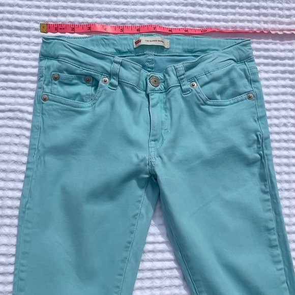 Levi's Girls' 710 Super Skinny Soft Brushed Jeans - Picture 9 of 15